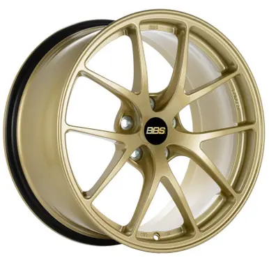 Luxury BBS RI-A 18x10.5 5x120 ET25 Gold Wheel -82mm PFS/Clip Required - RIA010GL