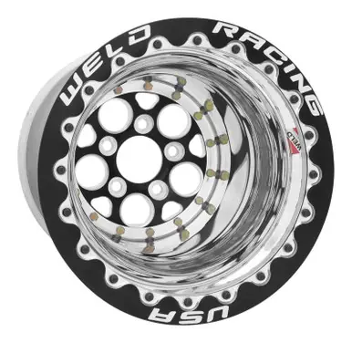 Weld Magnum 2.0 15x10 / 5x4.50 BP / 6in BS Black Wheel - Black Knurled - 86B-510212K High Quality