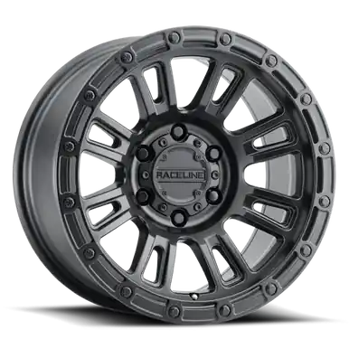 Best Choice Raceline 956B Compass 18x9in / 6x135 BP / 18mm Offset / 87.1mm Bore - Satin Black Wheel - 956B-89065+18