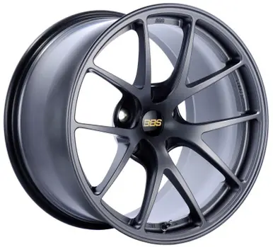 Big Sale BBS RI-A 18x10.5 5x120 ET22 Matte Graphite Wheel -82mm PFS/Clip Required - RIA046MGR