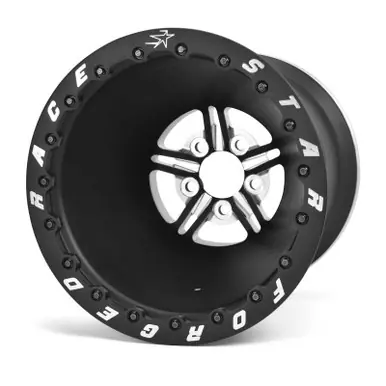 Race Star 63 Pro Forged 15x15 DBL Sportsman 5x4.50 BC / 5.00 BS Wheel - Black Anodized/Machined - 63-515475021B Order Now