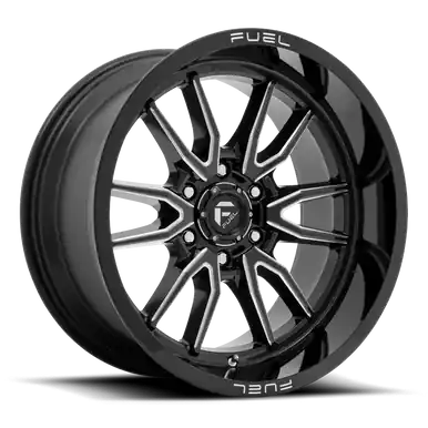 Must Have Fuel Off Road Model D761 CLASH 6 Gloss Black Milled 20X10