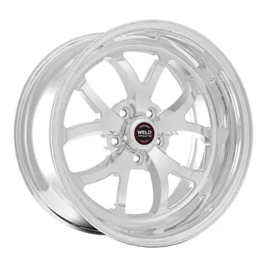 Viral Weld S76 20x9 / 5x115mm BP / 6.3in. BS Polished Wheel (High Pad) - 76HP0090W63A