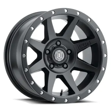 Limited Edition ICON Rebound Pro 17x8.5 5x4.5 0mm Offset 4.75in BS 71.5mm Bore Satin Black Wheel - 21817856547SB