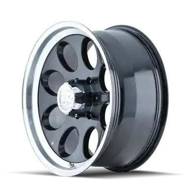 ION Type 171 15x8 / 6x139.7 BP / -27mm Offset / 106mm Hub Black/Machined Wheel - 171-5883B Worldwide Shipping