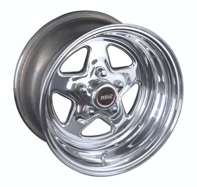 Weld ProStar 15x15 / 5x4.5 BP / 5.5in. BS Polished Wheel - Non-Beadlock - 96-515210 Premium