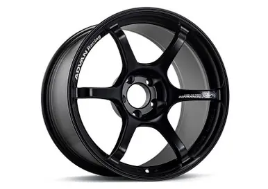 Advan RG-4 18x9.5 +12 5-114.3 Semi Gloss Black Wheel - YA48J12ESB Top Rated