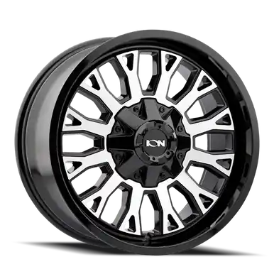 Free Delivery ION Type 152 20x9 / 6x139.7 BP / 0mm Offset / 106mm Hub Black/Machined Wheel - 152-2937BM