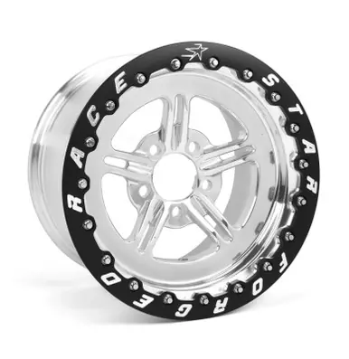 Race Star 63 Pro Forged 15x10 SBL Sportsman 5x4.75 BC / 3.00in. BS Wheel - Polished - 63-510473011P In Demand