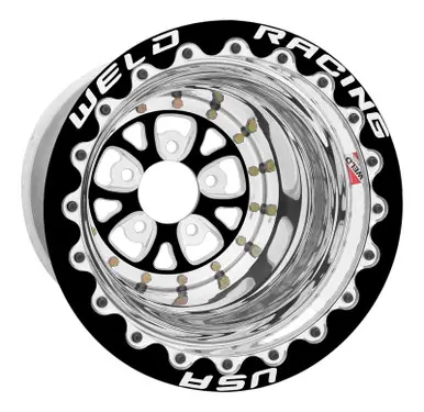 Direct From Manufacturer Weld V-Series 15x10 / 5x4.5 BP / 7in. BS Black Wheel - Black Single Beadlock MT - 84B510214F