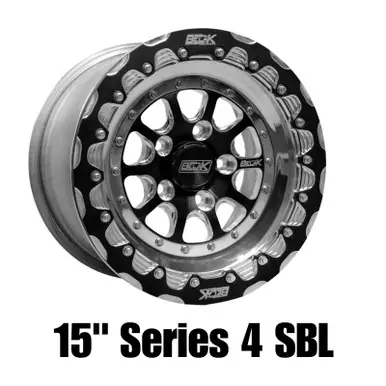 Bulk Order Belak 15x10 / 7in BS / 5x4.75 BP / High Pad / Series 4 Wheel - Single Beadlock Billet - 15105475S46BS-BLT