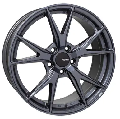Holiday Sale Enkei Phoenix 18x8 45mm Offset 5x112 72.6mm Bore Blue Gunmetal Wheel - 523-880-4445BGM