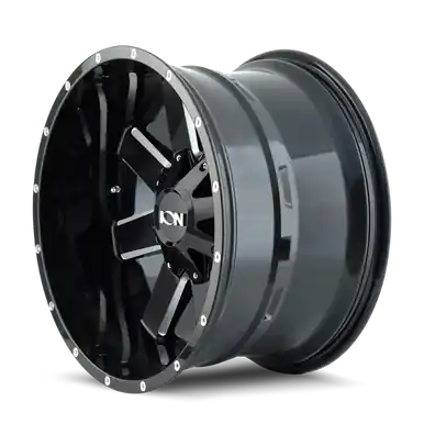 ION Type 141 20x9 / 8x180 BP / 0mm Offset / 124.1mm Hub Gloss Black Milled Wheel - 141-2978M Genuine