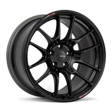 Brand New Enkei GTC02 19x9 5x112 45mm Offset 66.5mm Bore Matte Black Wheel - 534-990-4445BK