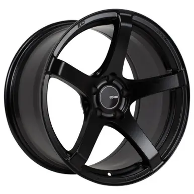 Today Only Enkei Kojin 17x8 35mm Offset 5x120 Bolt Pattern 72.6mm Bore Dia Matte Black Wheel - 476-780-1235BK