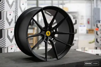 Limited Time Vossen x Novitec NF9 22x12 ET:32 Satin Black Ferrari Roma Rear Wheel - F-AFP-831-F01-C26