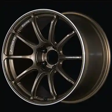 Reduced Price Advan RSIII 18x9.5 / +45 Offset / 5-100 / 63mm Bore / Umber Bronze Metallic & Ring - YA38J45DUAR