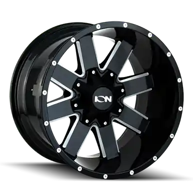 ION 141 17x9 / 8x170 BP / -12mm Offset / 125.2mm Hub Gloss Black Milled Wheel - 141-7970M Factory Price