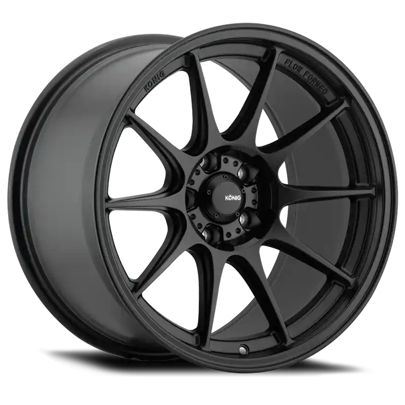 High Quality Konig Dekagram 16x8 4x108 ET40 Semi-Matte Black
