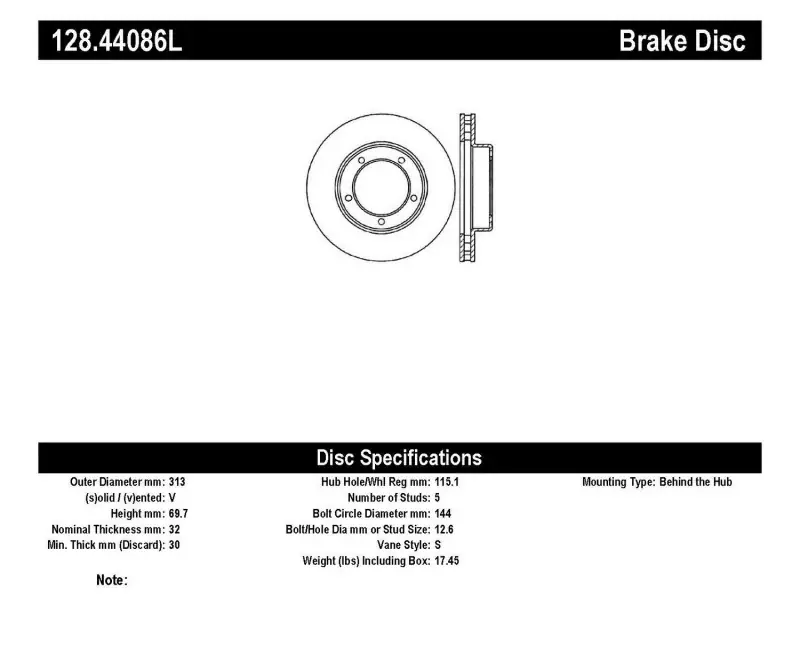 StopTech Drilled Sport Brake Rotor Save Now