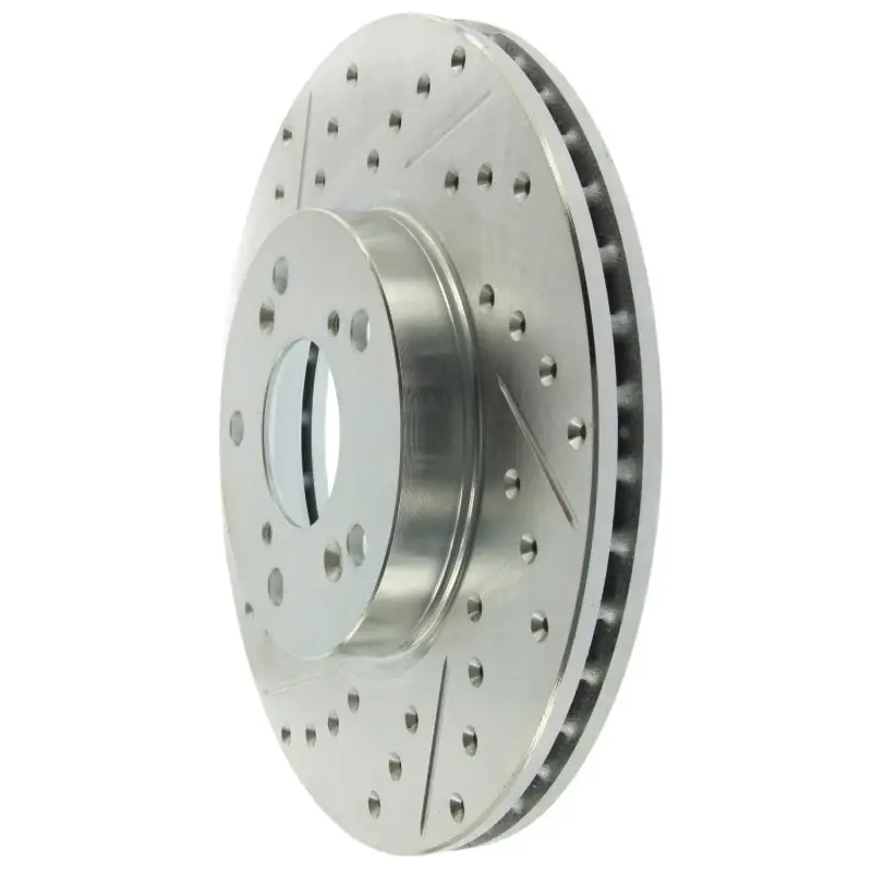 Money Back Guarantee StopTech Select Sport 06-08 Honda Civic GX / 98-02 Accord V7 Slotted and Drilled Right Front Rotor